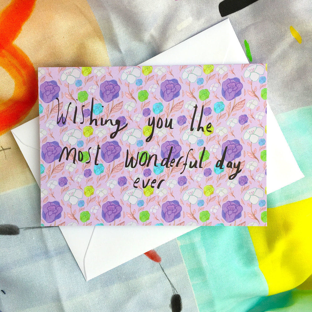 Wonderful Day card