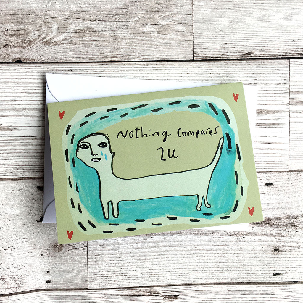 NOTHING COMPARES card