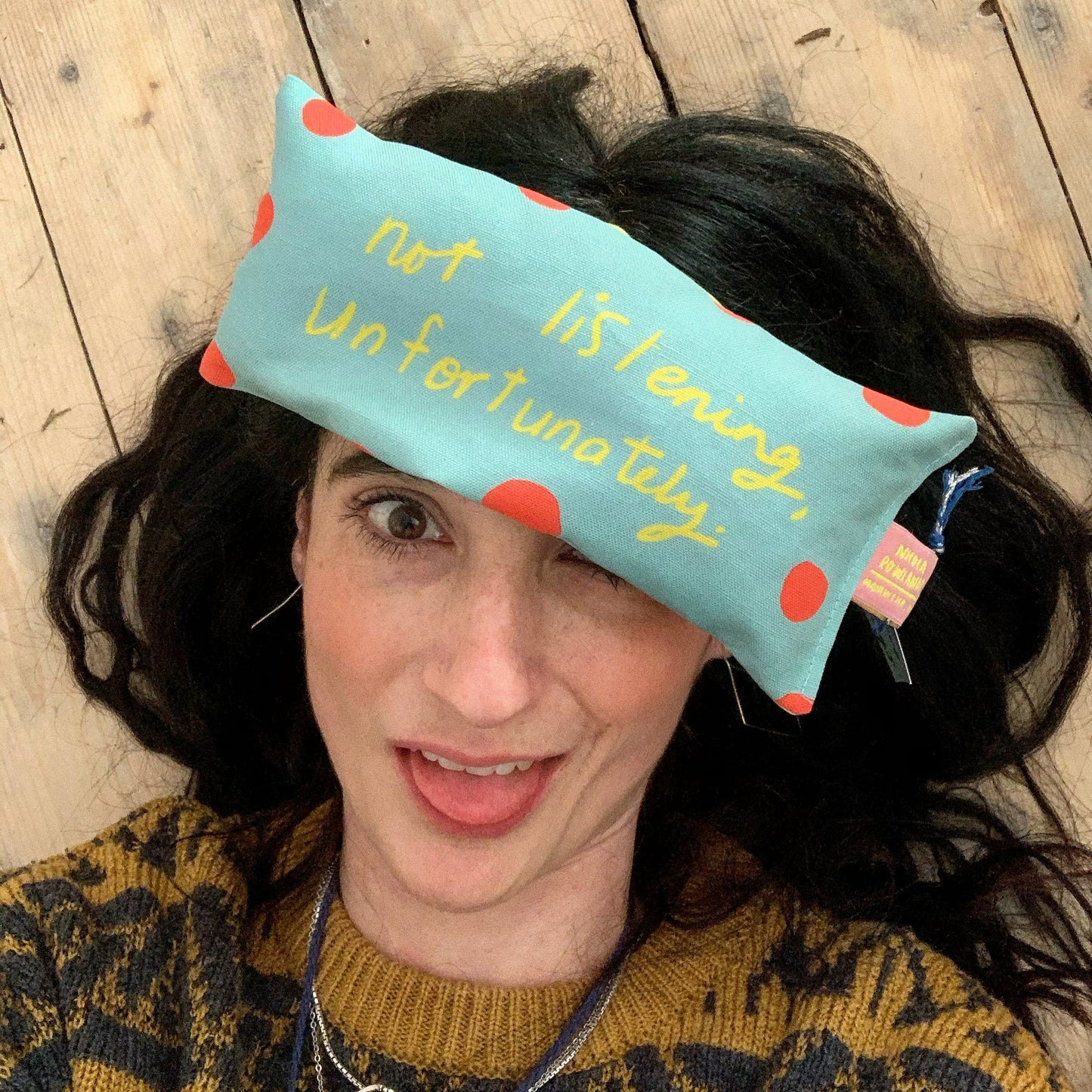 Handmade Lavender Bag: not listening, unfortunately