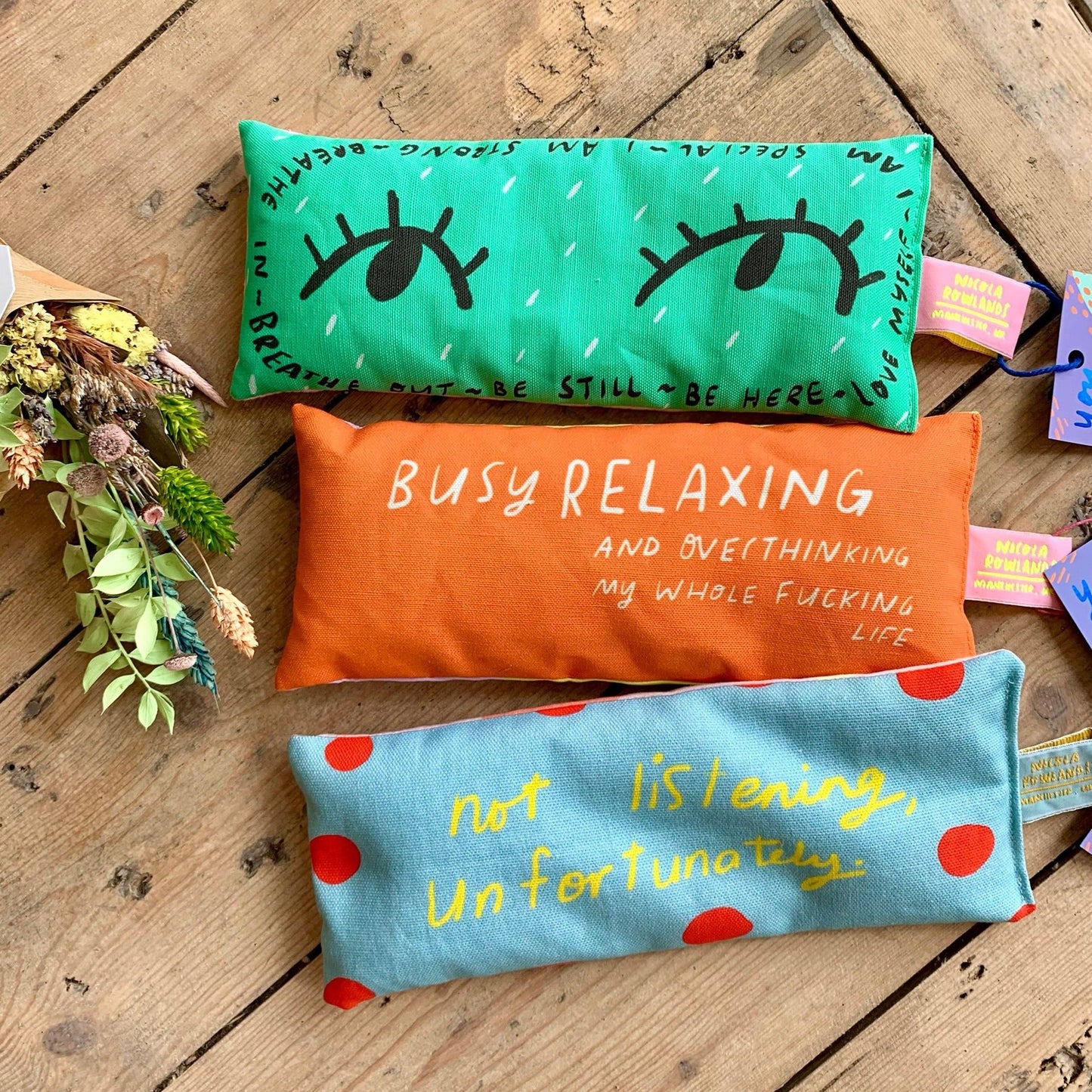 Handmade Lavender Bag: Custom saying or design