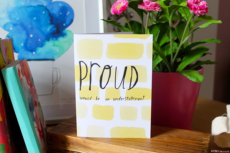 PROUD would be an understatement card