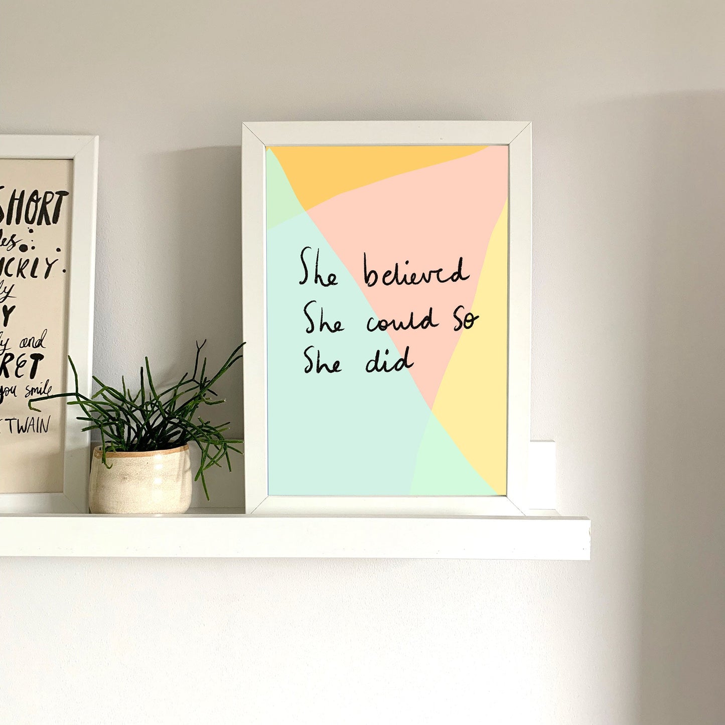 She believed she could print