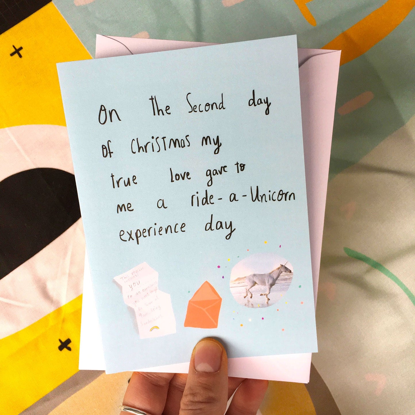 Second day of christmas card