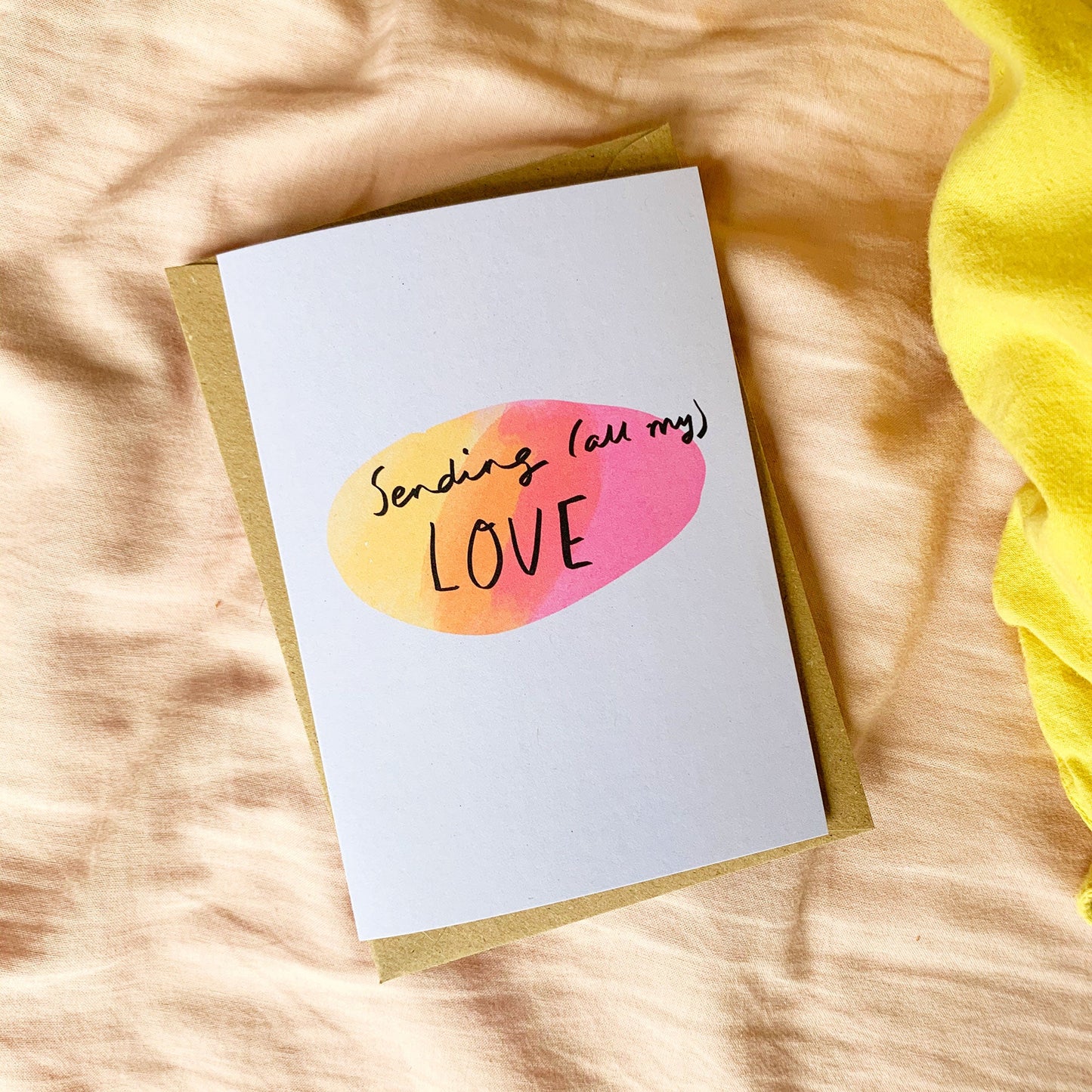 Sending (all my) love card