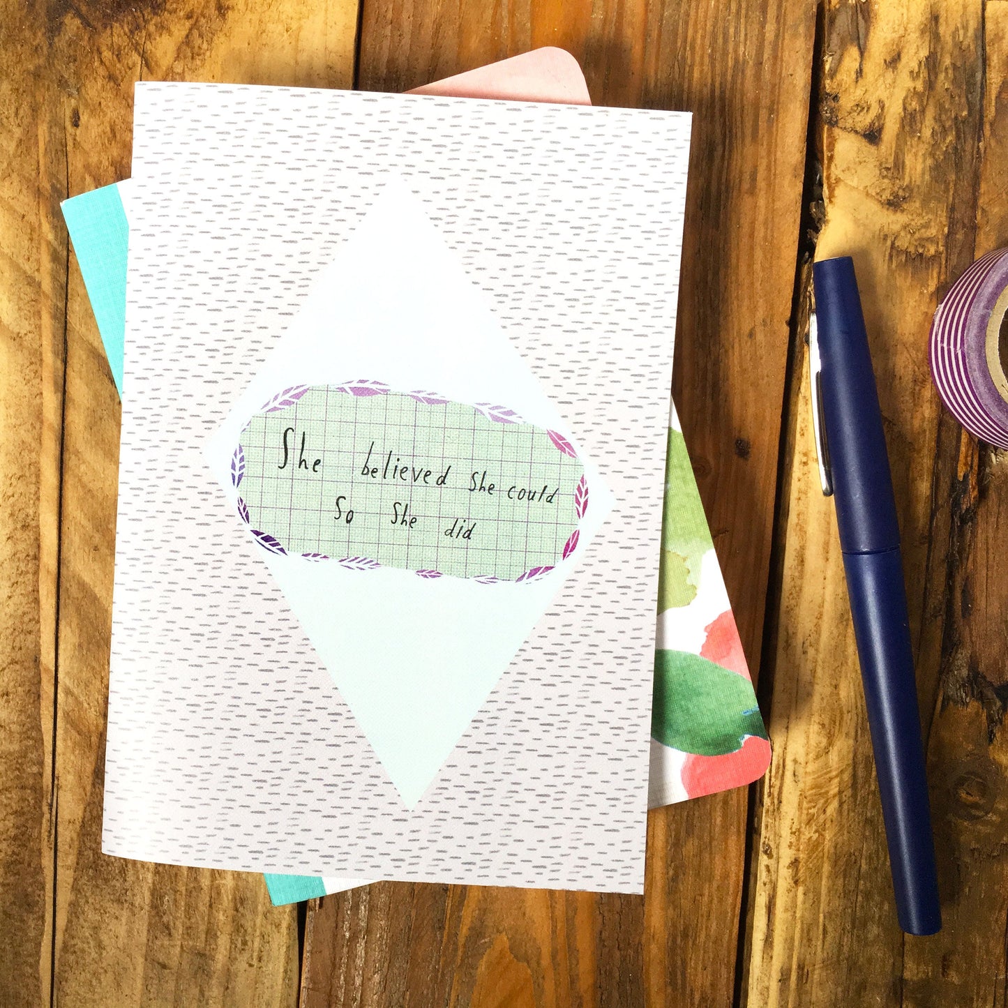 She Believed She Could card