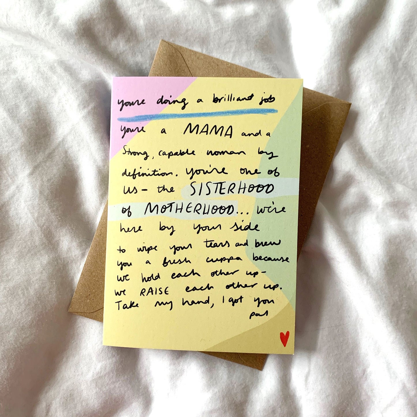 Sisterhood of Motherhood card