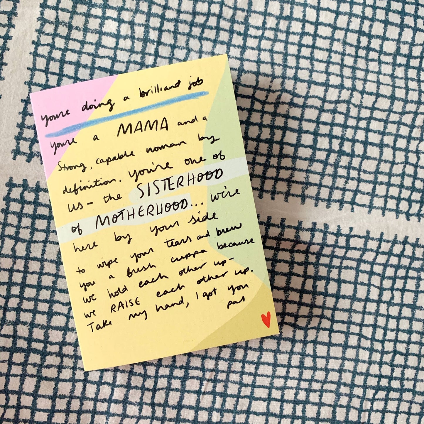 Sisterhood of Motherhood card