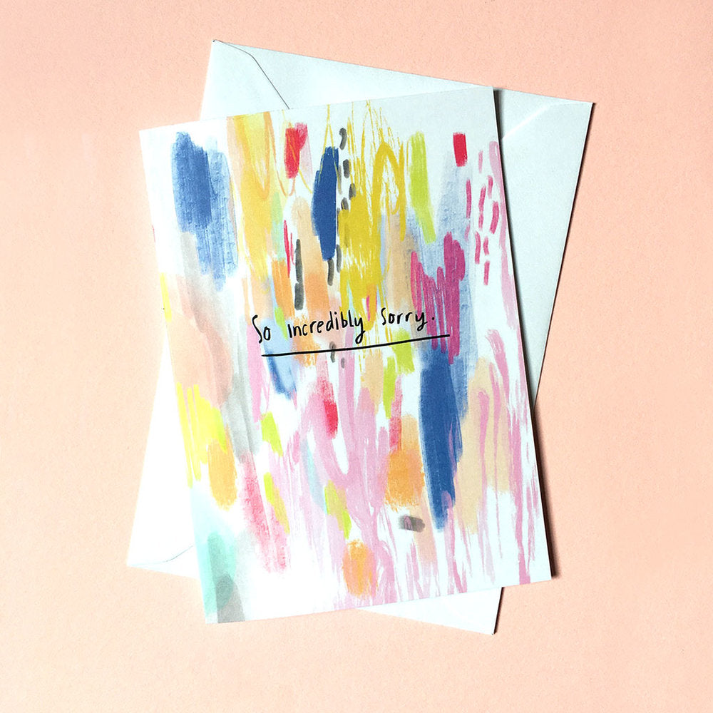 So Incredibly Sorry card