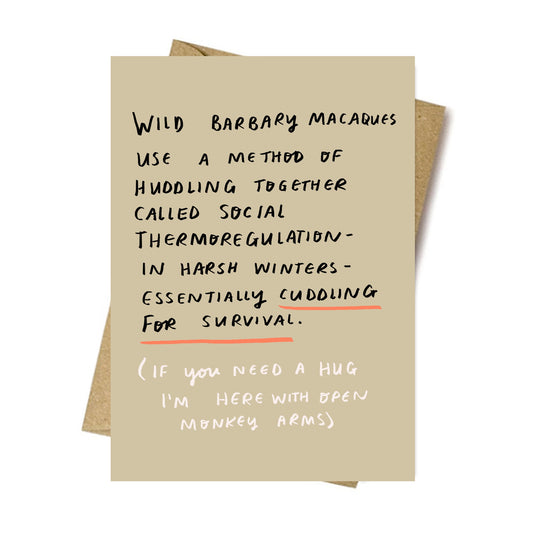 Social thermoregulation card