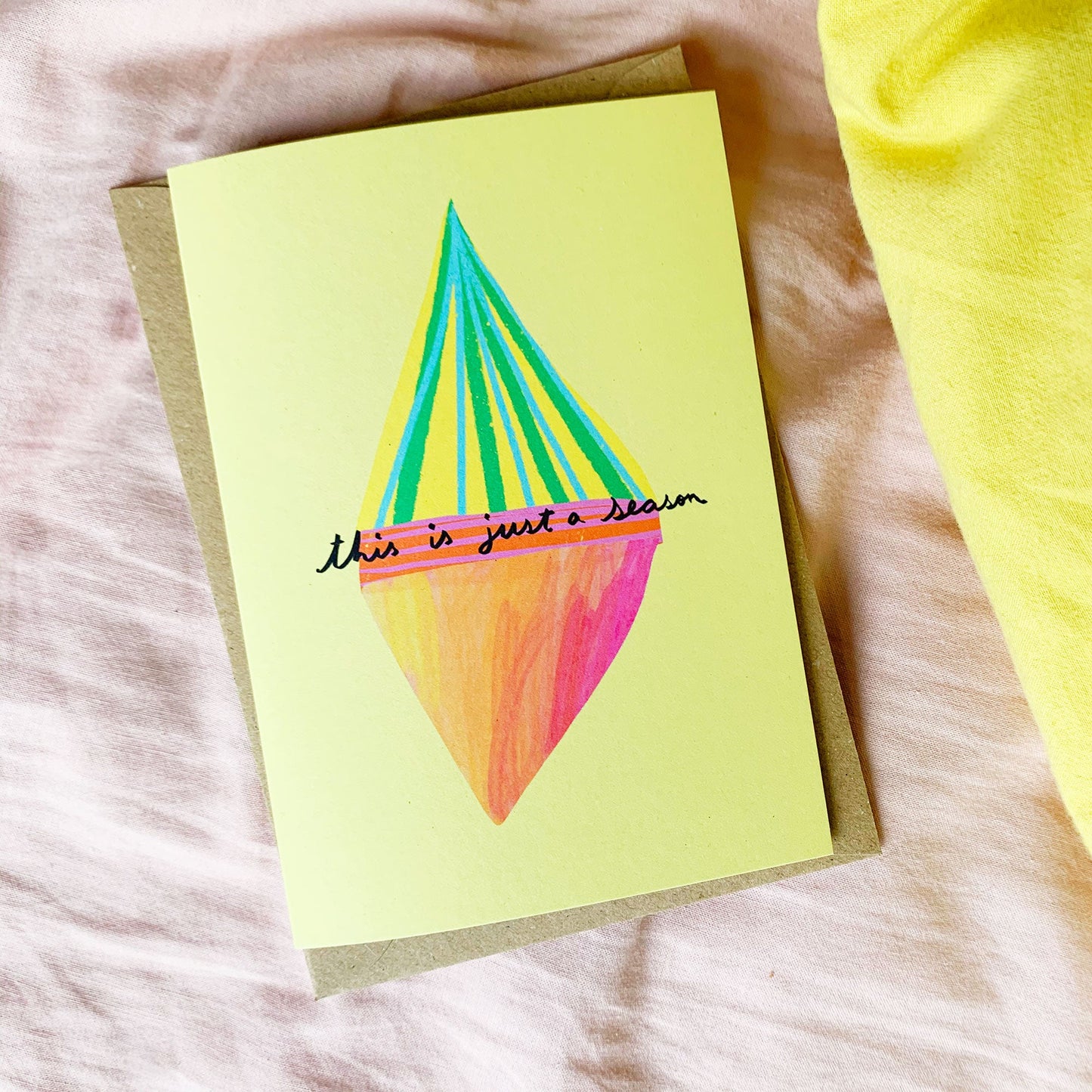 This is just a season card