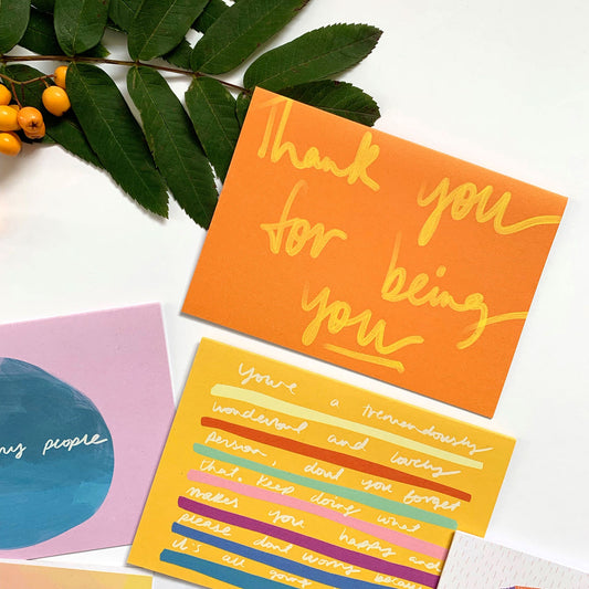 Thank you for being you card