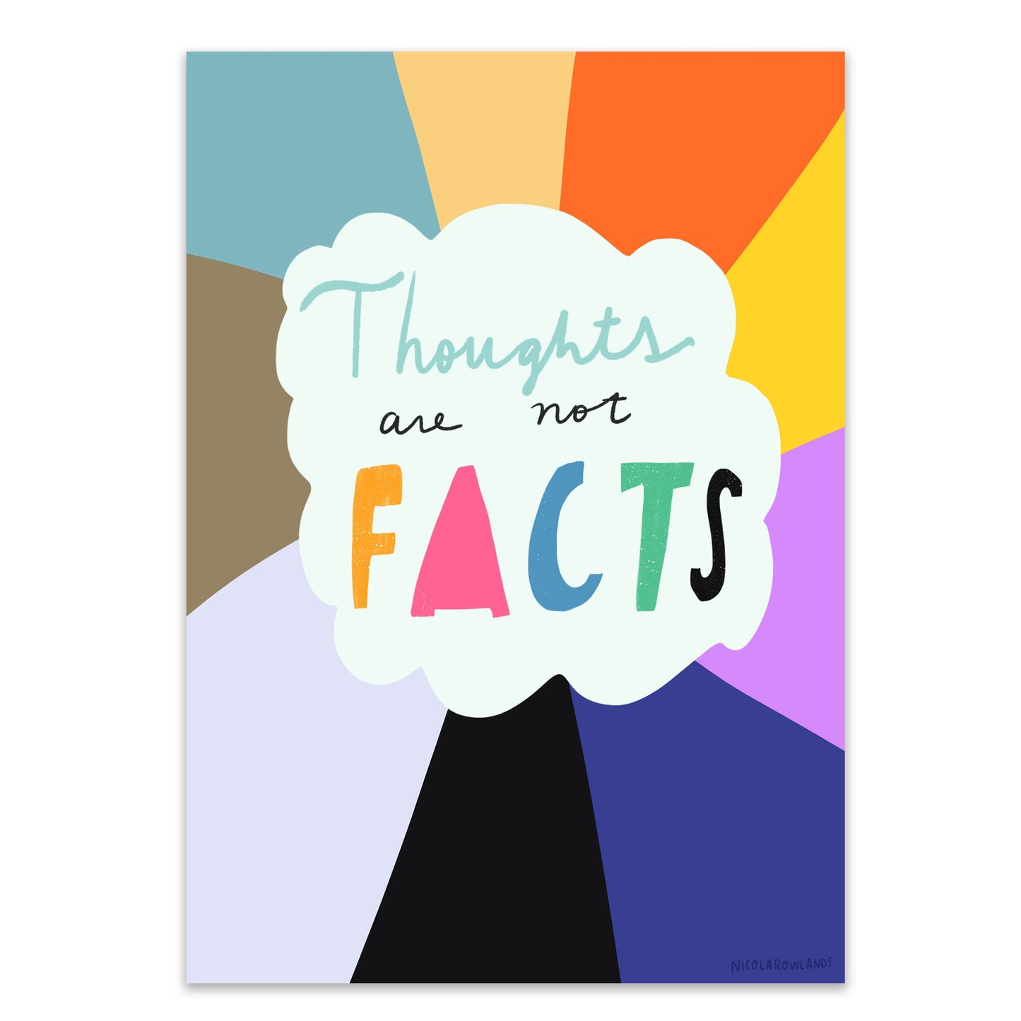 Thoughts are not facts print