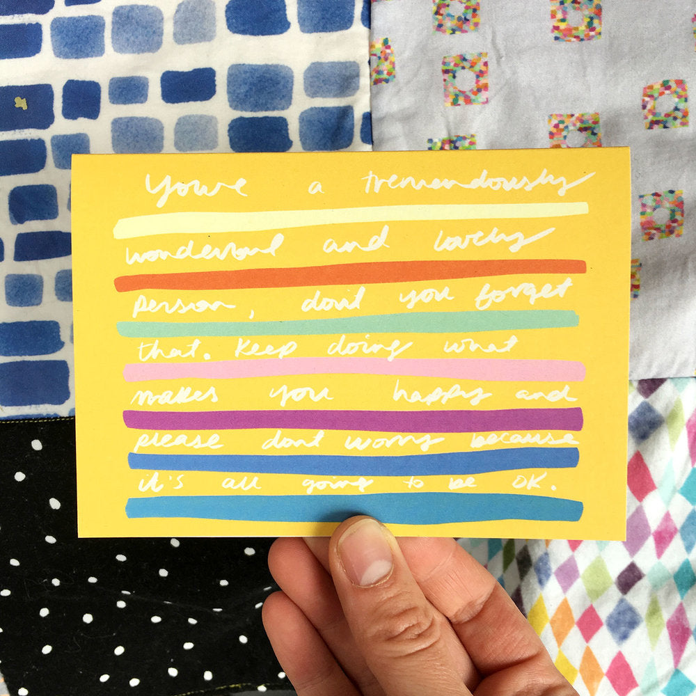 Tremendously Lovely card