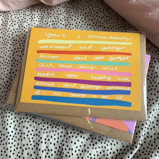 Tremendously Lovely card