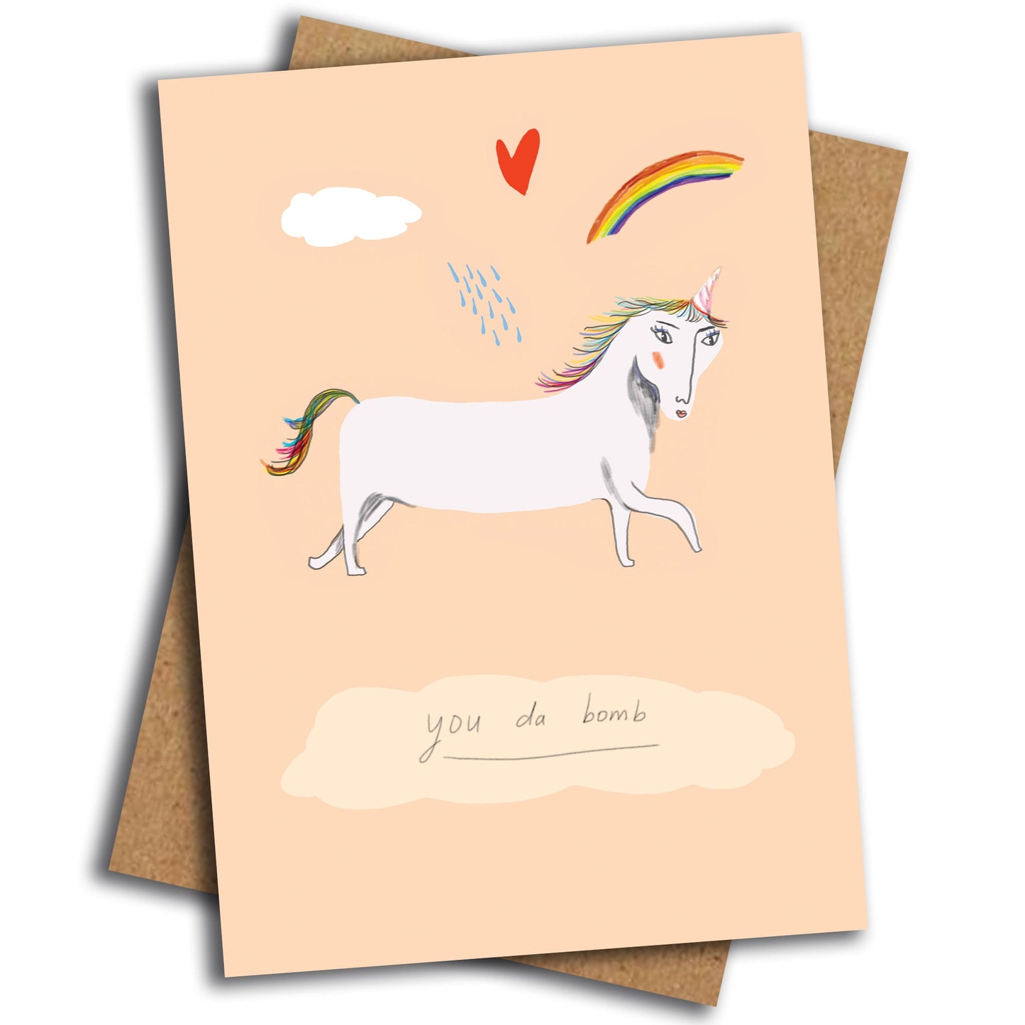 You da bomb greeting card cc64