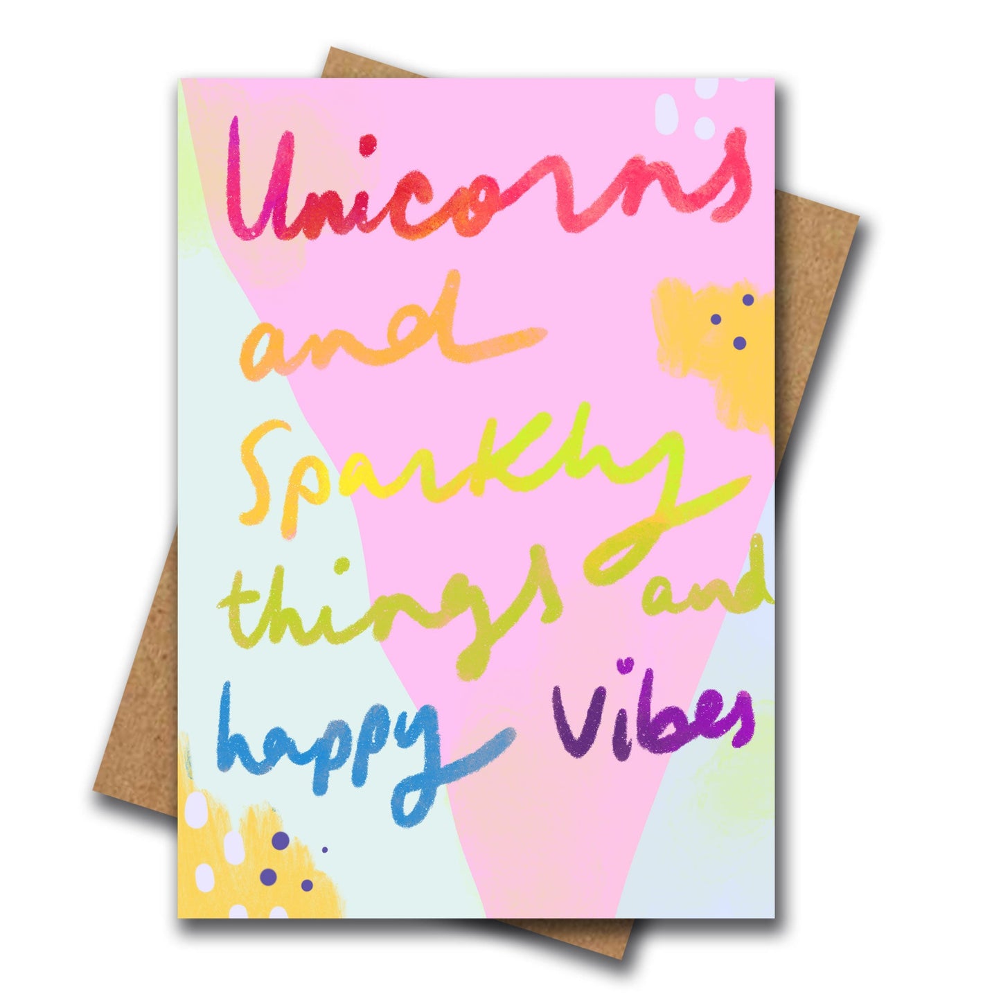 Unicorns & Sparkly Things card