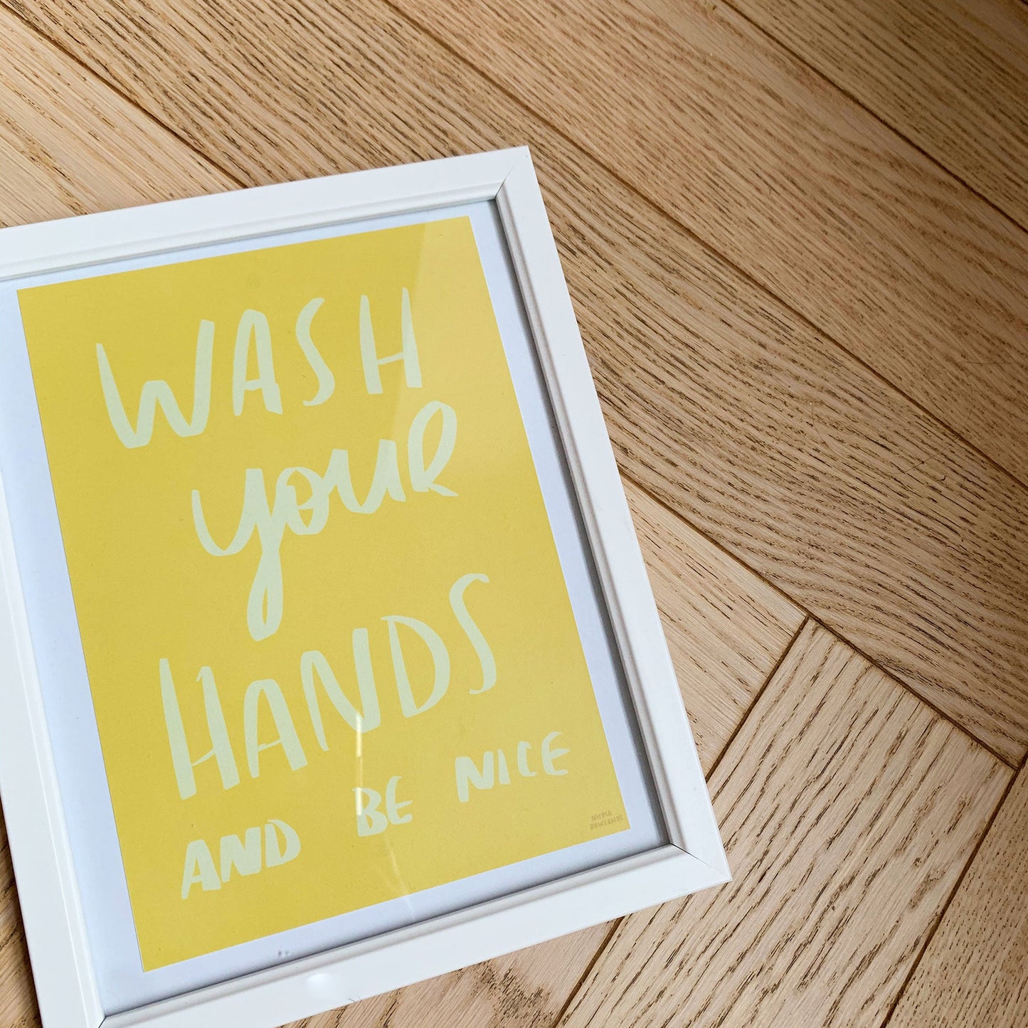 Wash your hands print