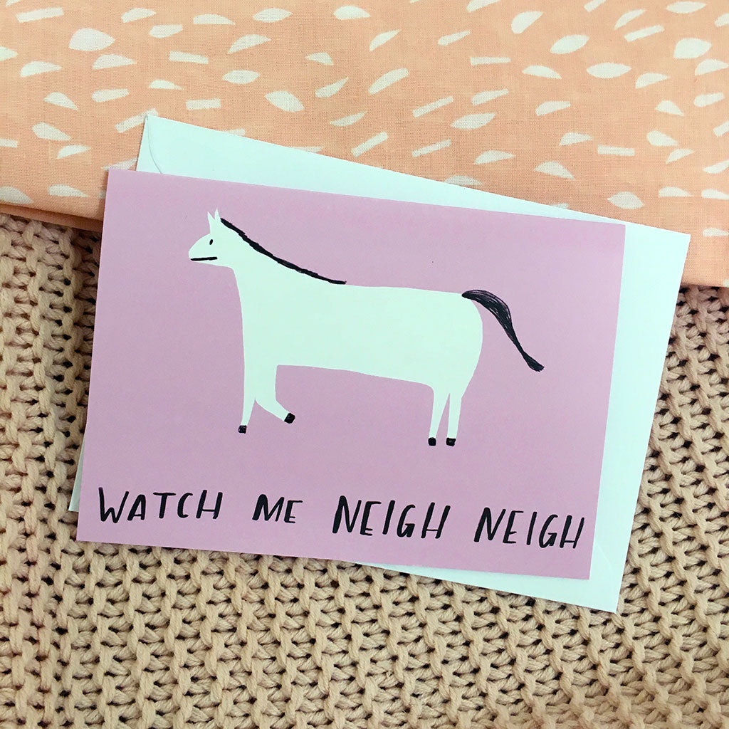 Neigh Neigh card