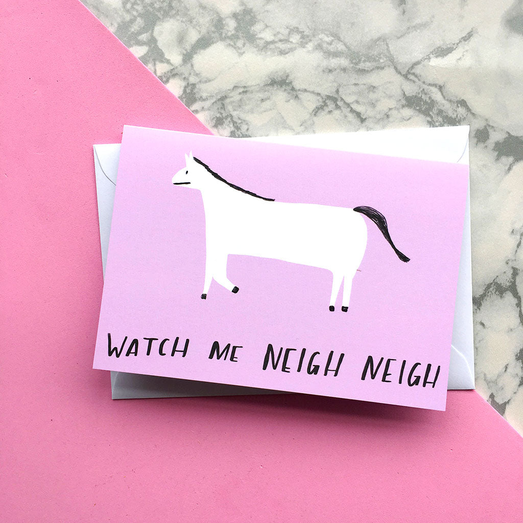 Neigh Neigh card
