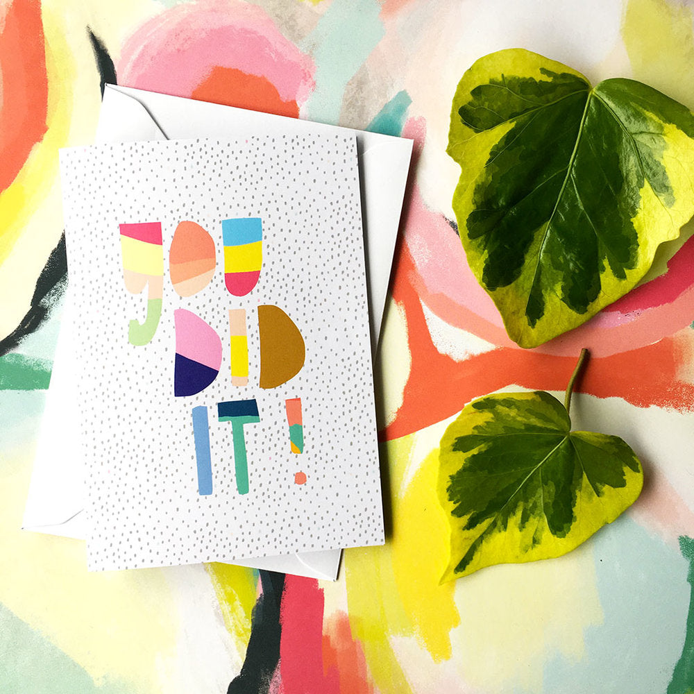 YOU DID IT card