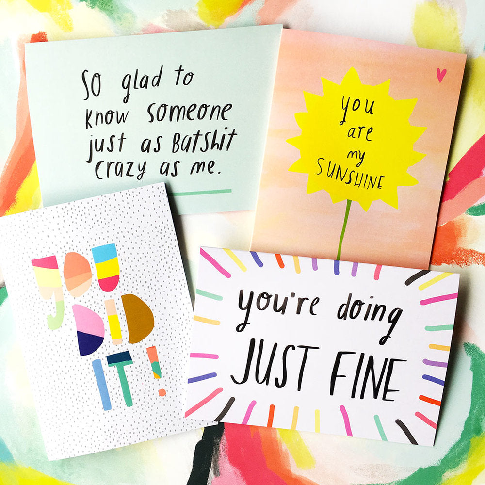 Doing JUST FINE Card