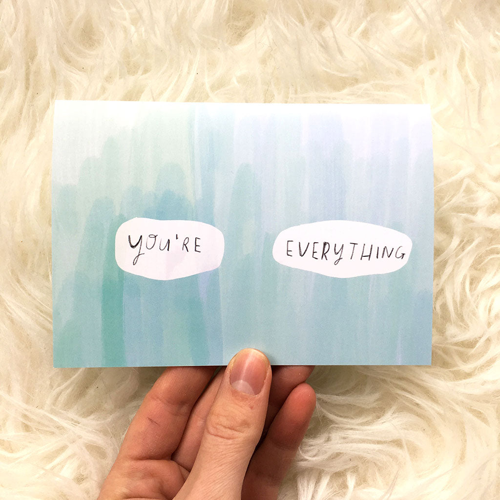 you're everything card