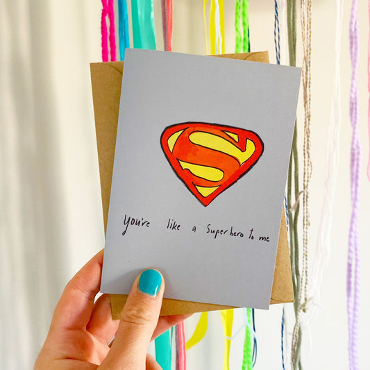 Superhero card