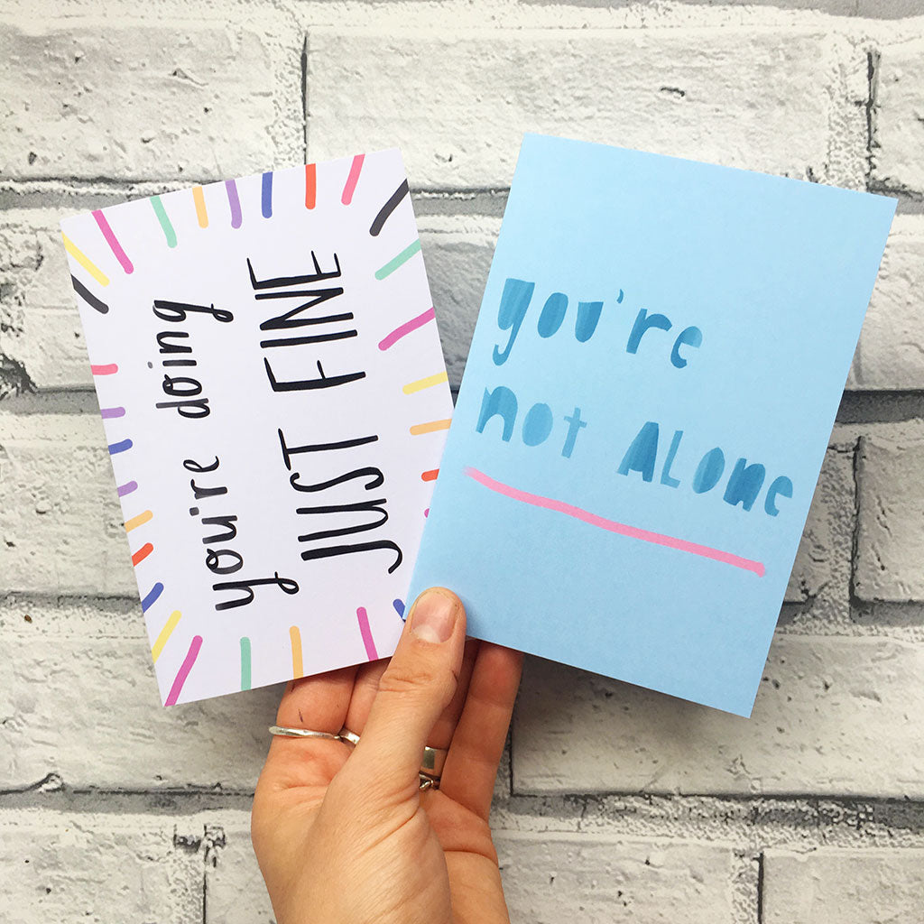 You're not alone card