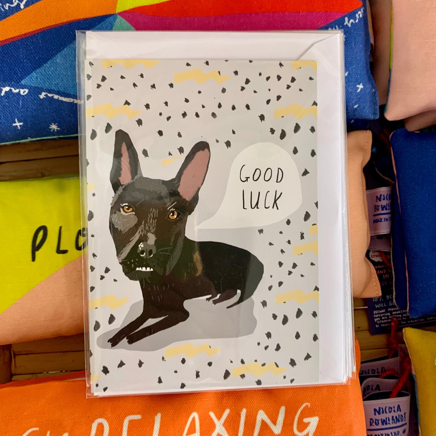 Good Luck dog card