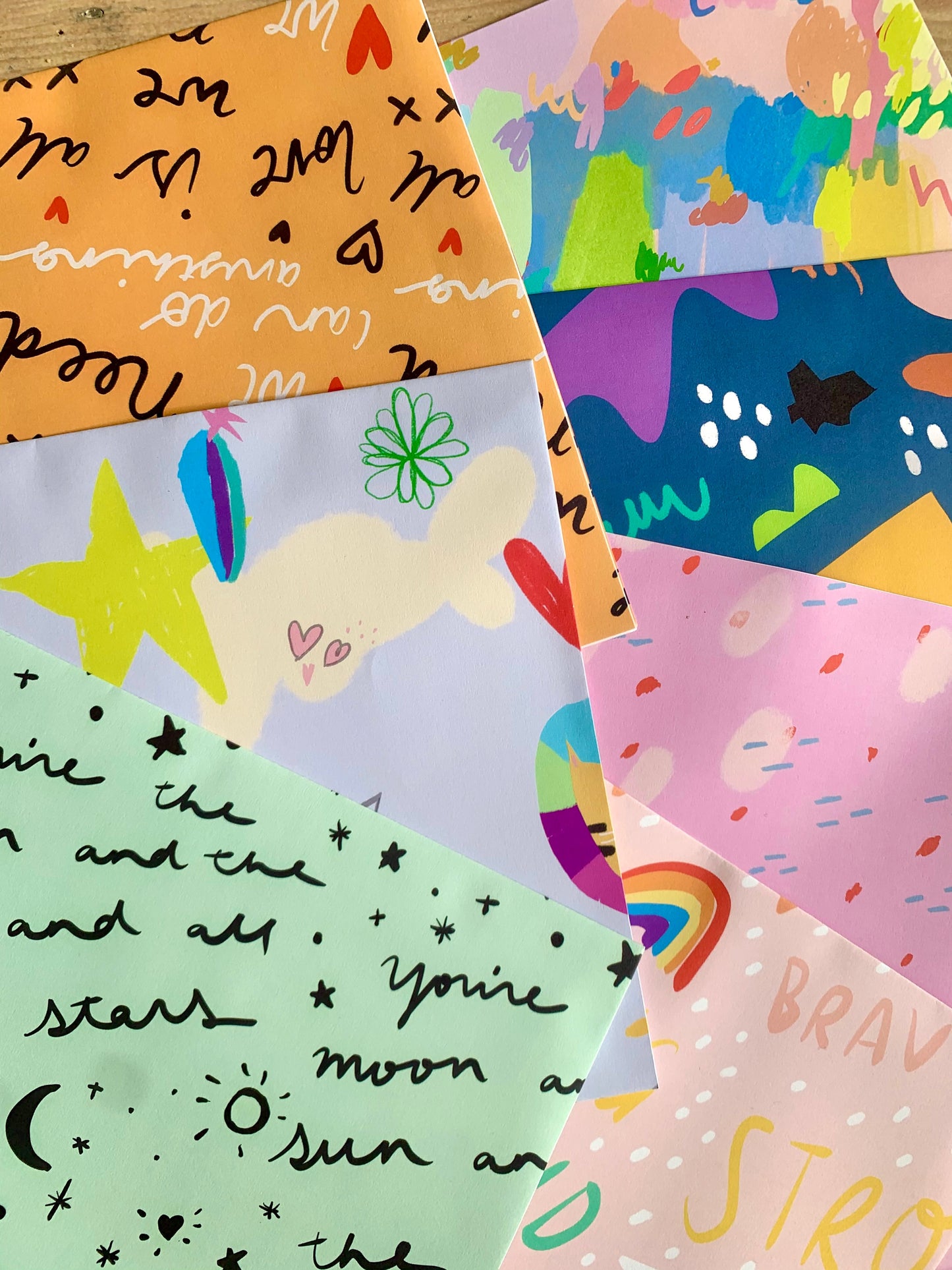 Giftwrap designed by Nicola Rowlands