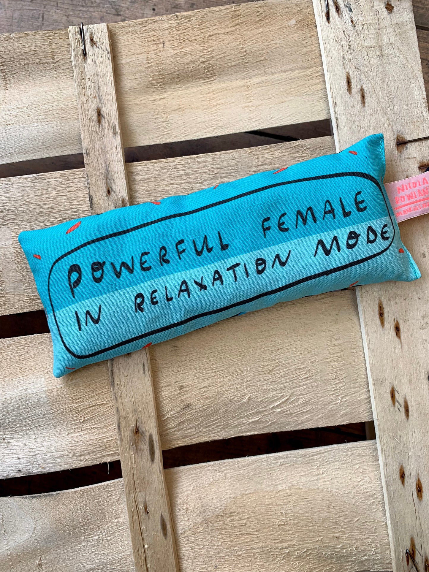Handmade Lavender Bag: Powerful Female in Relaxation Mode