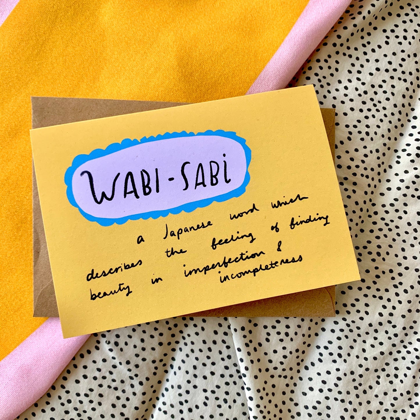 Wabi-Sabi card