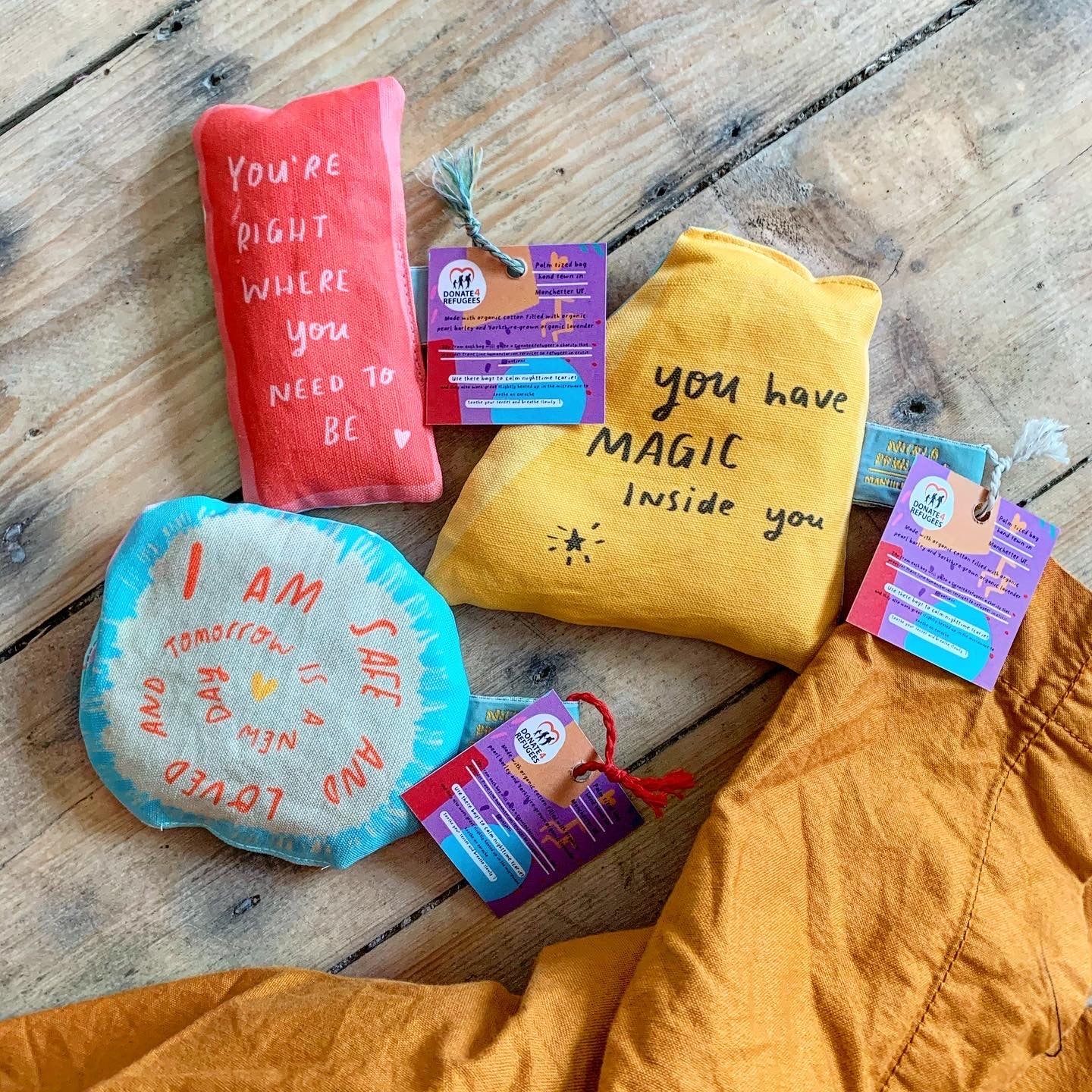 Lavender palm bag: 5 varieties