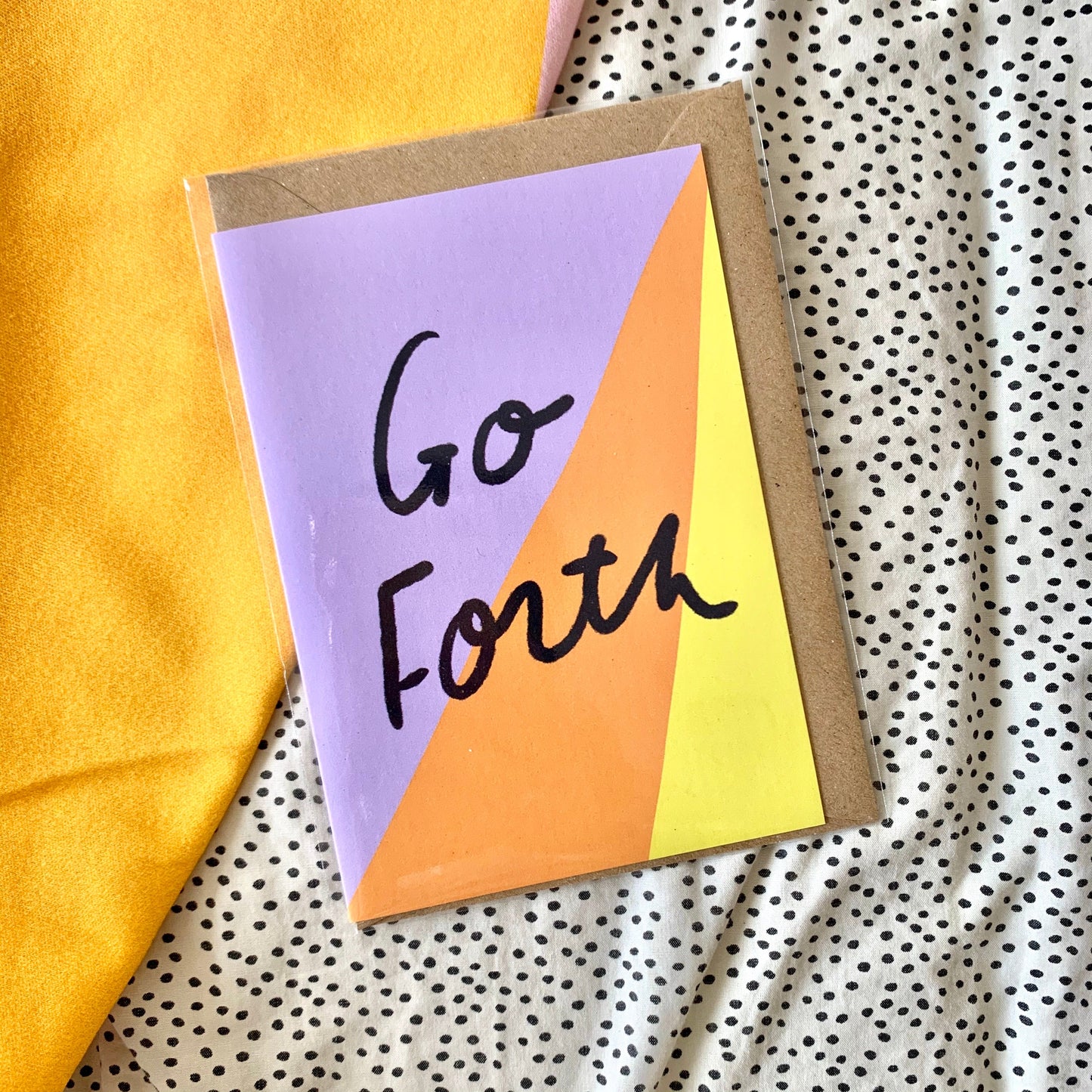 Go Forth greeting card