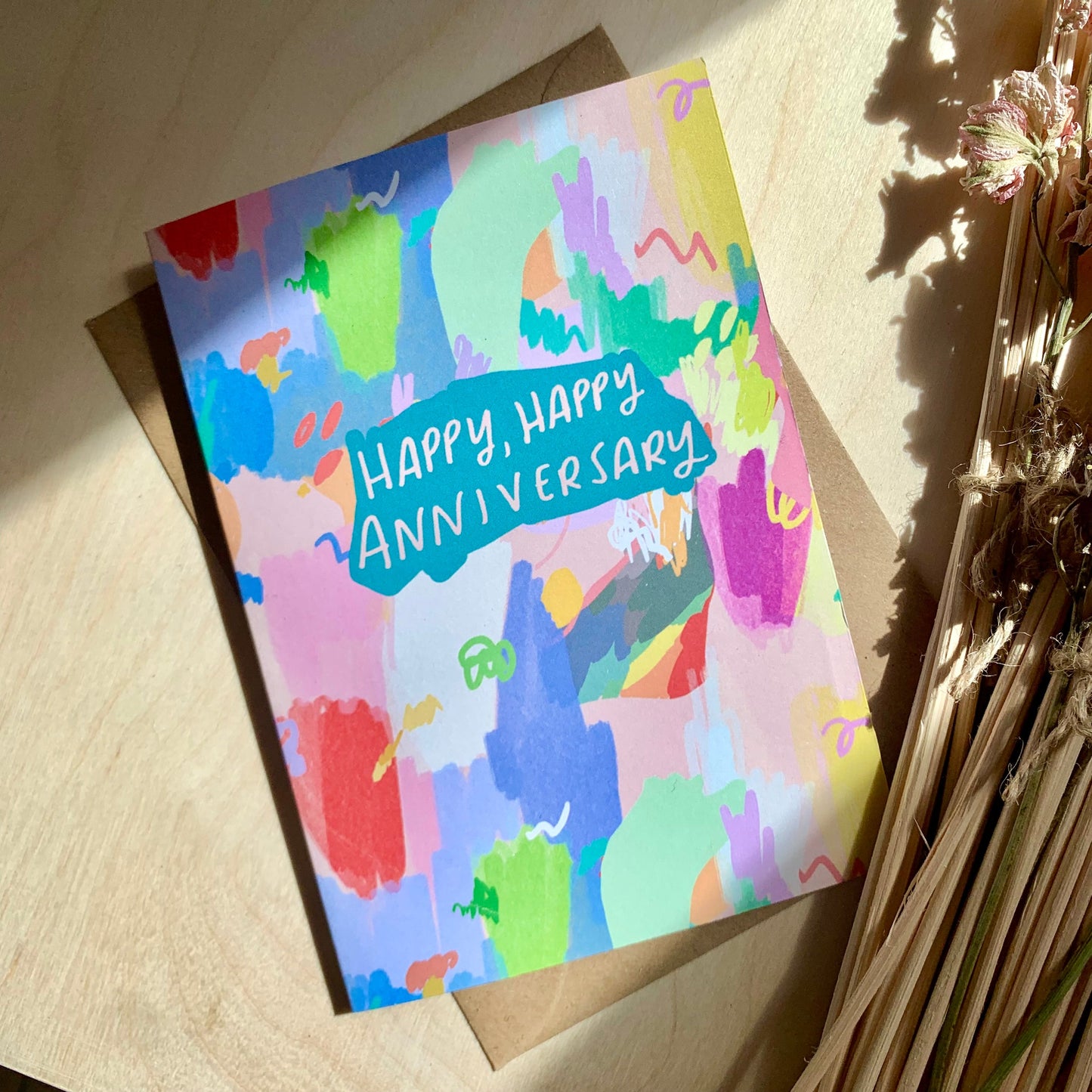 Happy, Happy Anniversary card