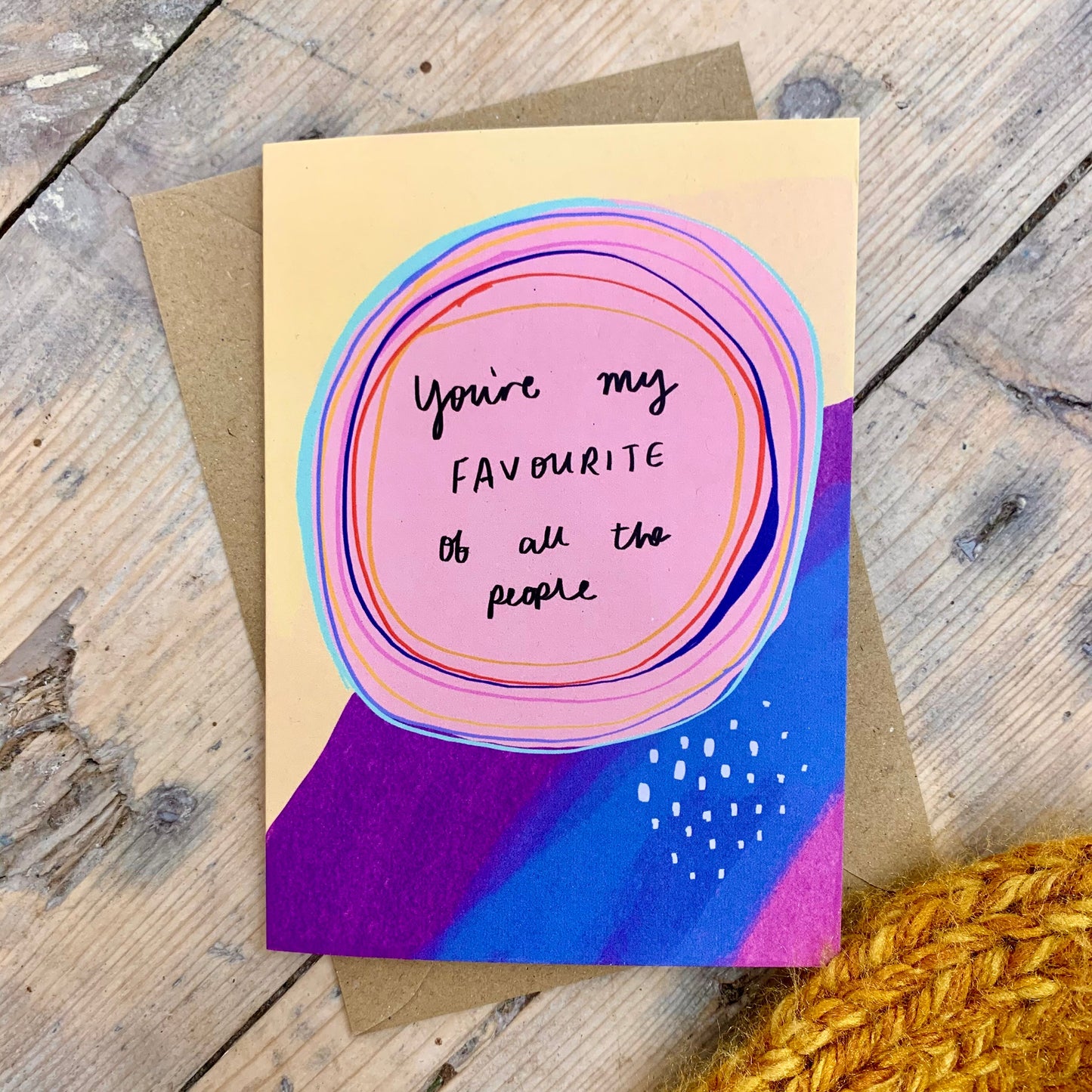 Favourite of all the people card