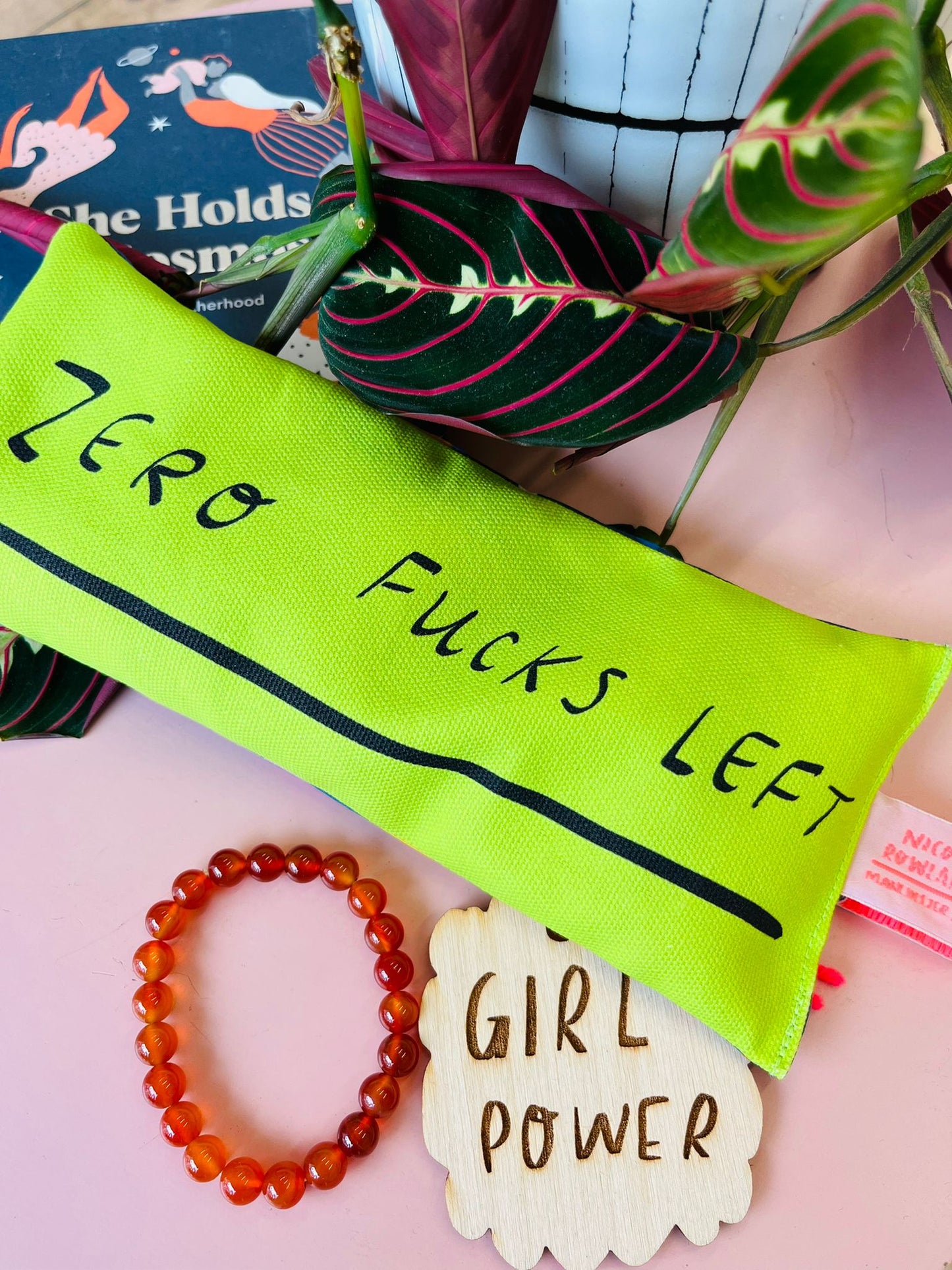Handmade Lavender Bag: zero f*cks left
