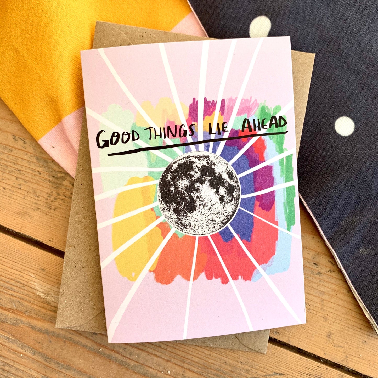 Good things lie ahead card