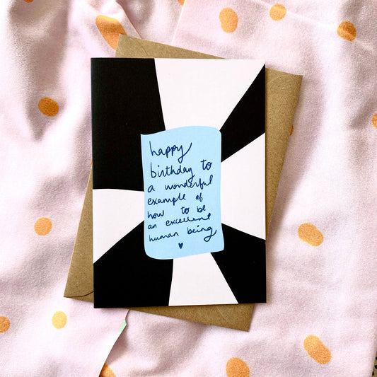 Happy Birthday to a wonderful example card
