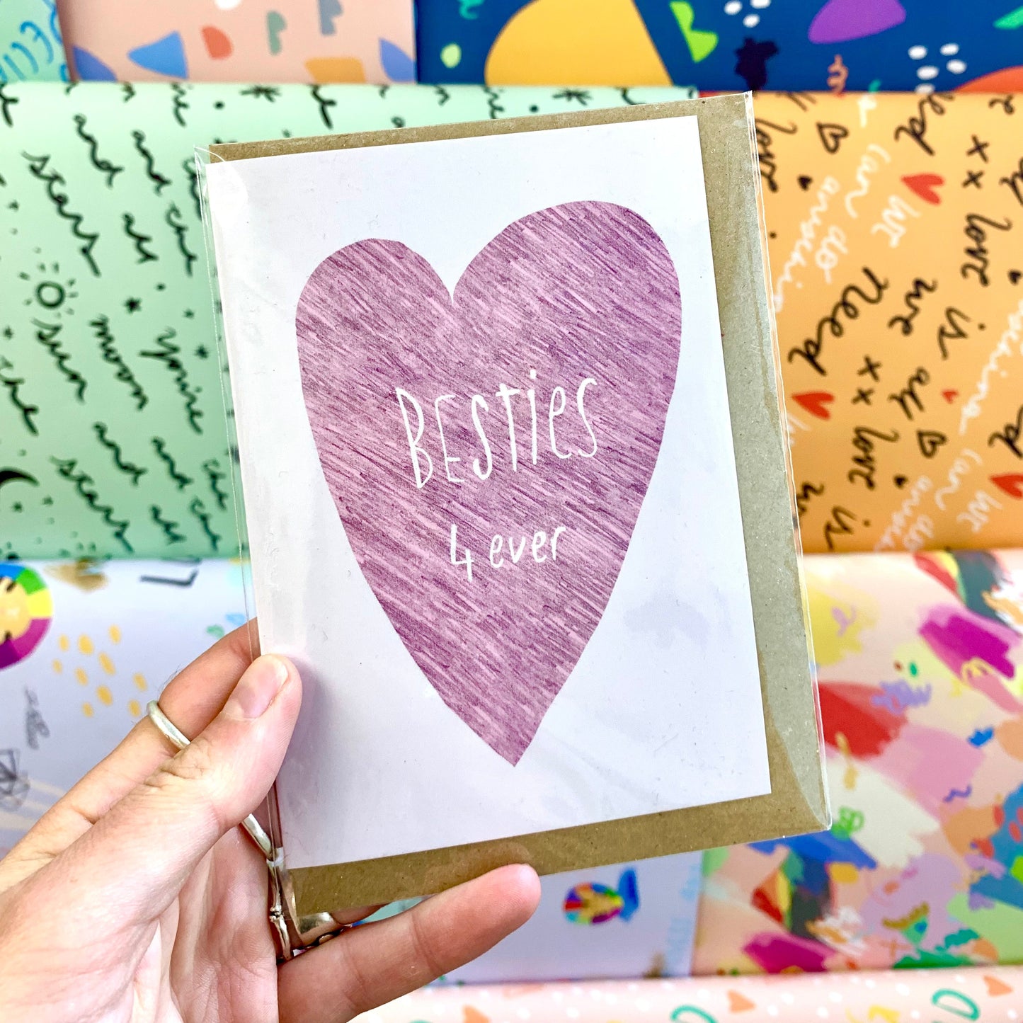 Besties 4ever card
