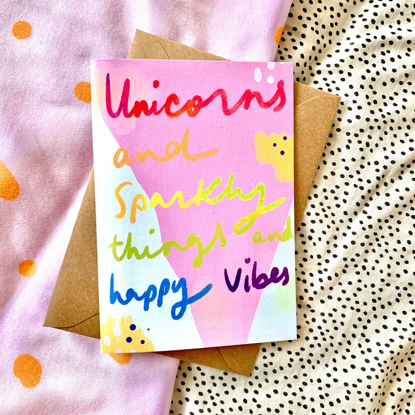 Unicorns & Sparkly Things card