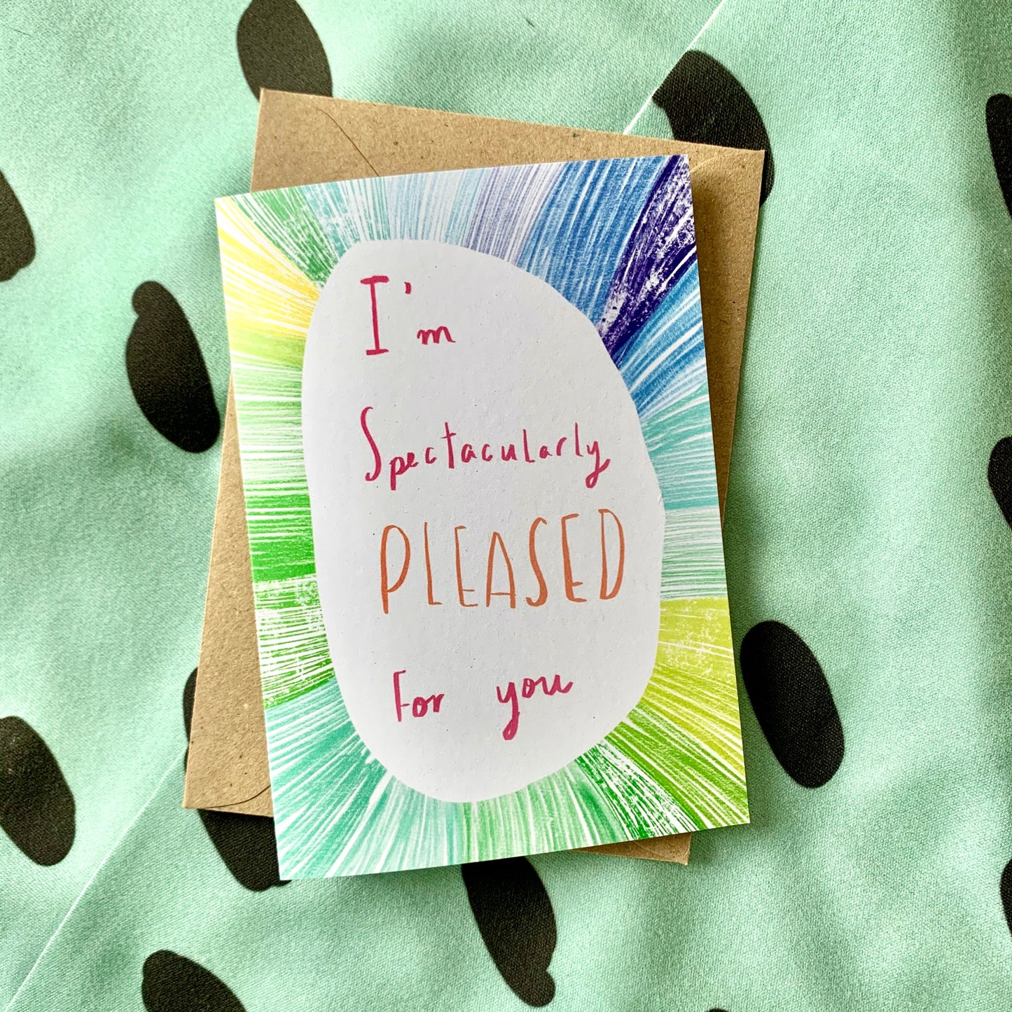 I'm Spectacularly Pleased card