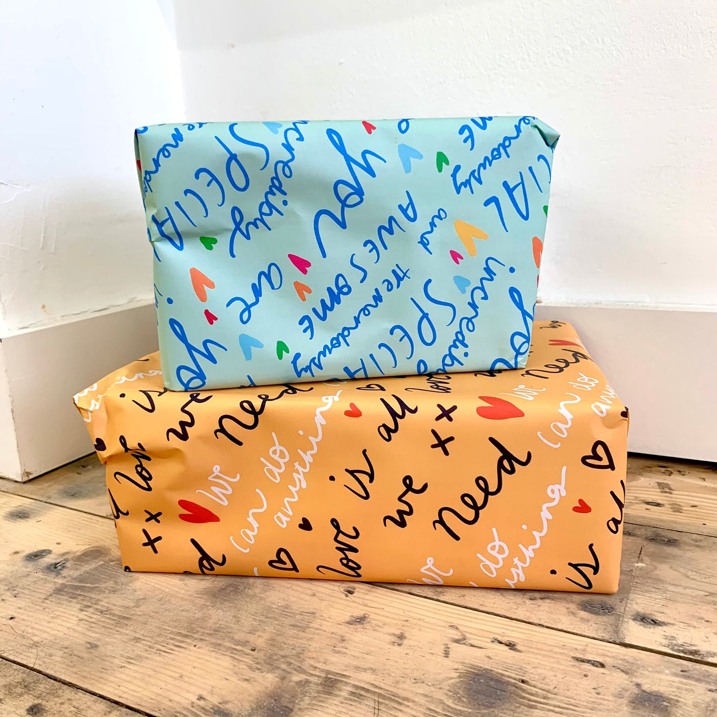 Giftwrap designed by Nicola Rowlands