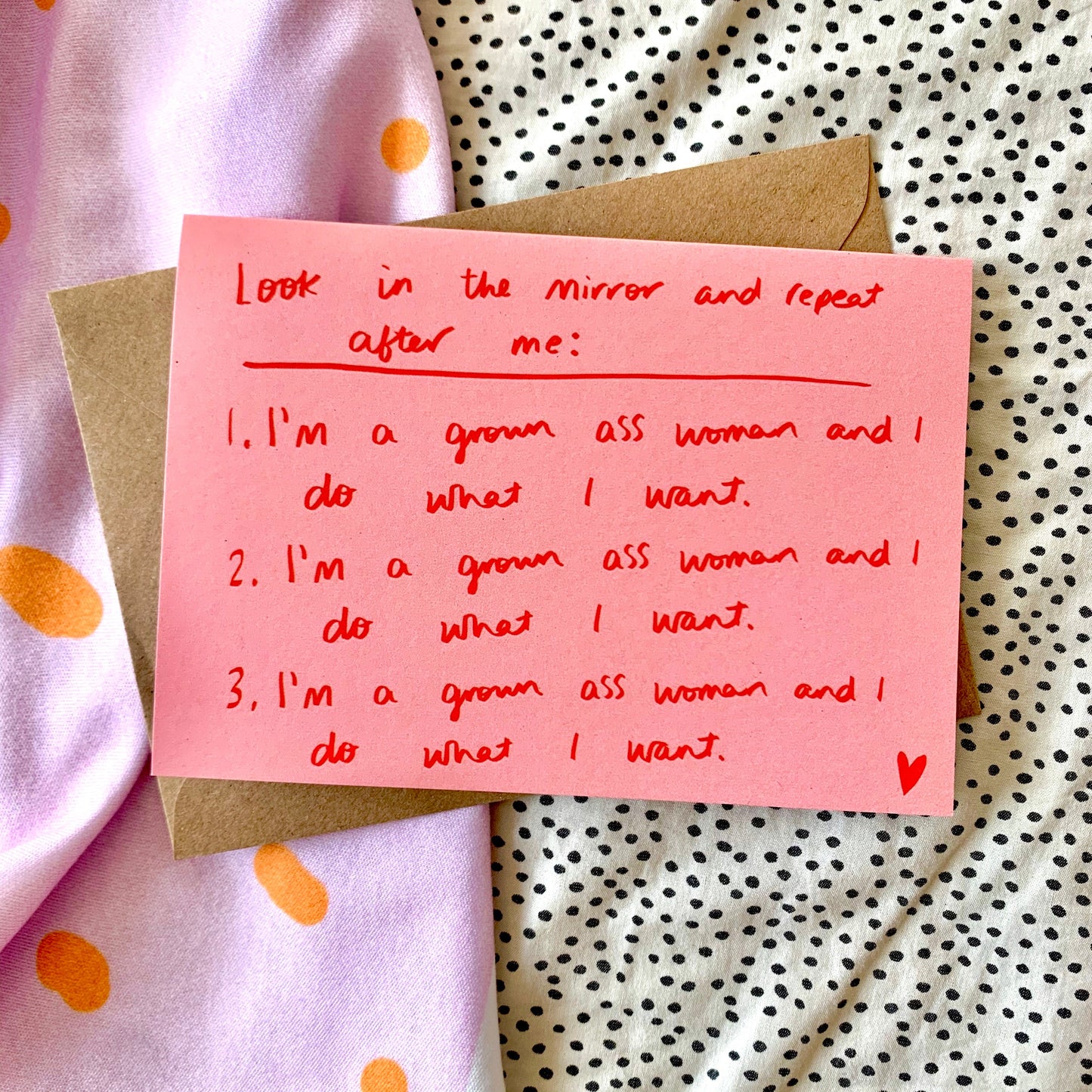 grown ass woman card