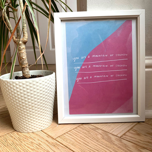 Mountain of Strength art print