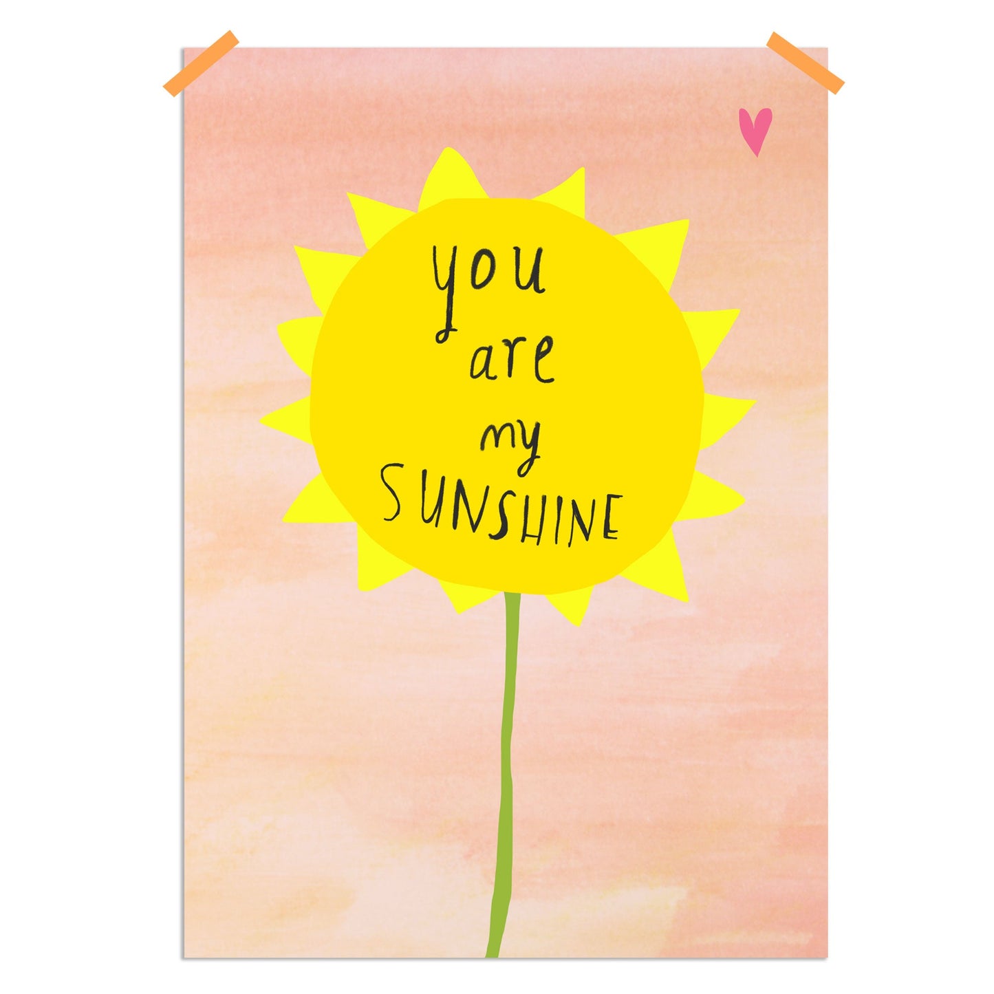 Sunshine print