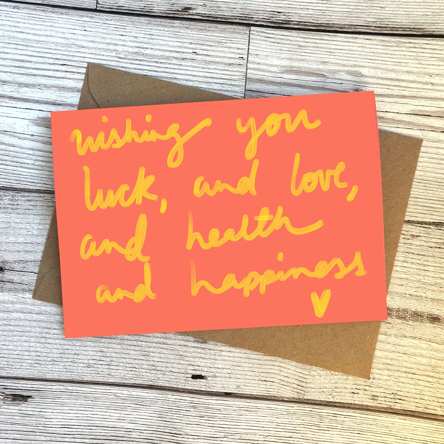 Love, Luck & Health card