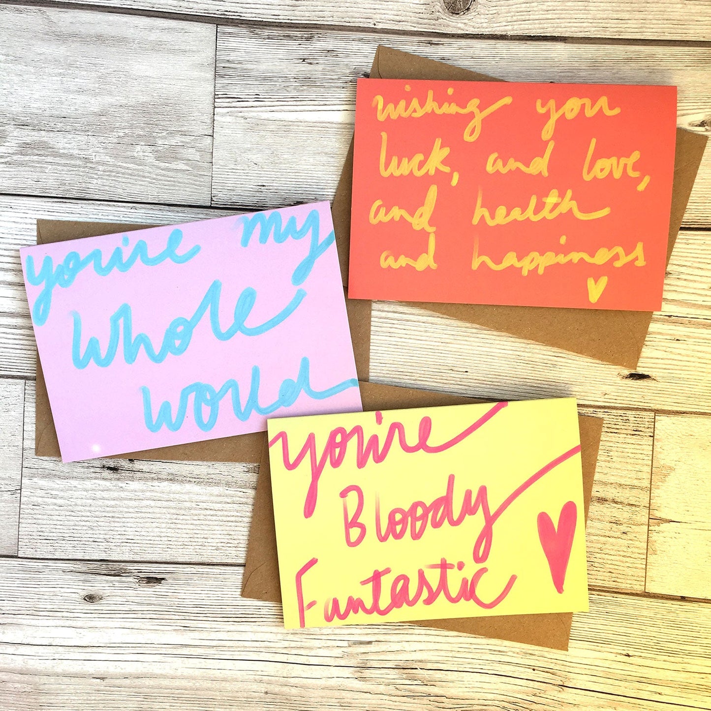 Love, Luck & Health card