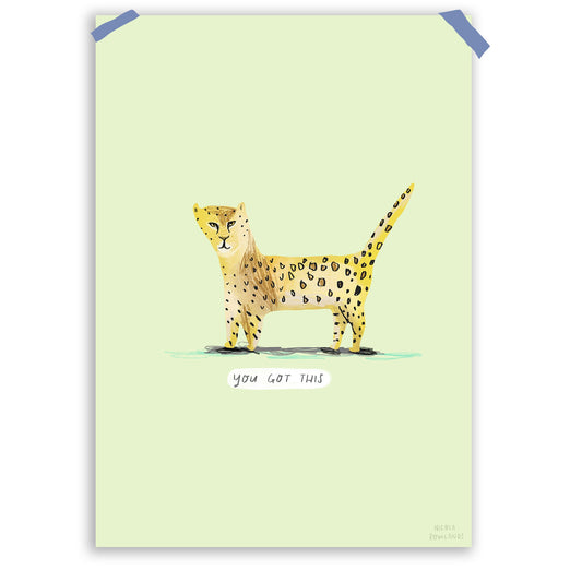 you got this leopard a4 print