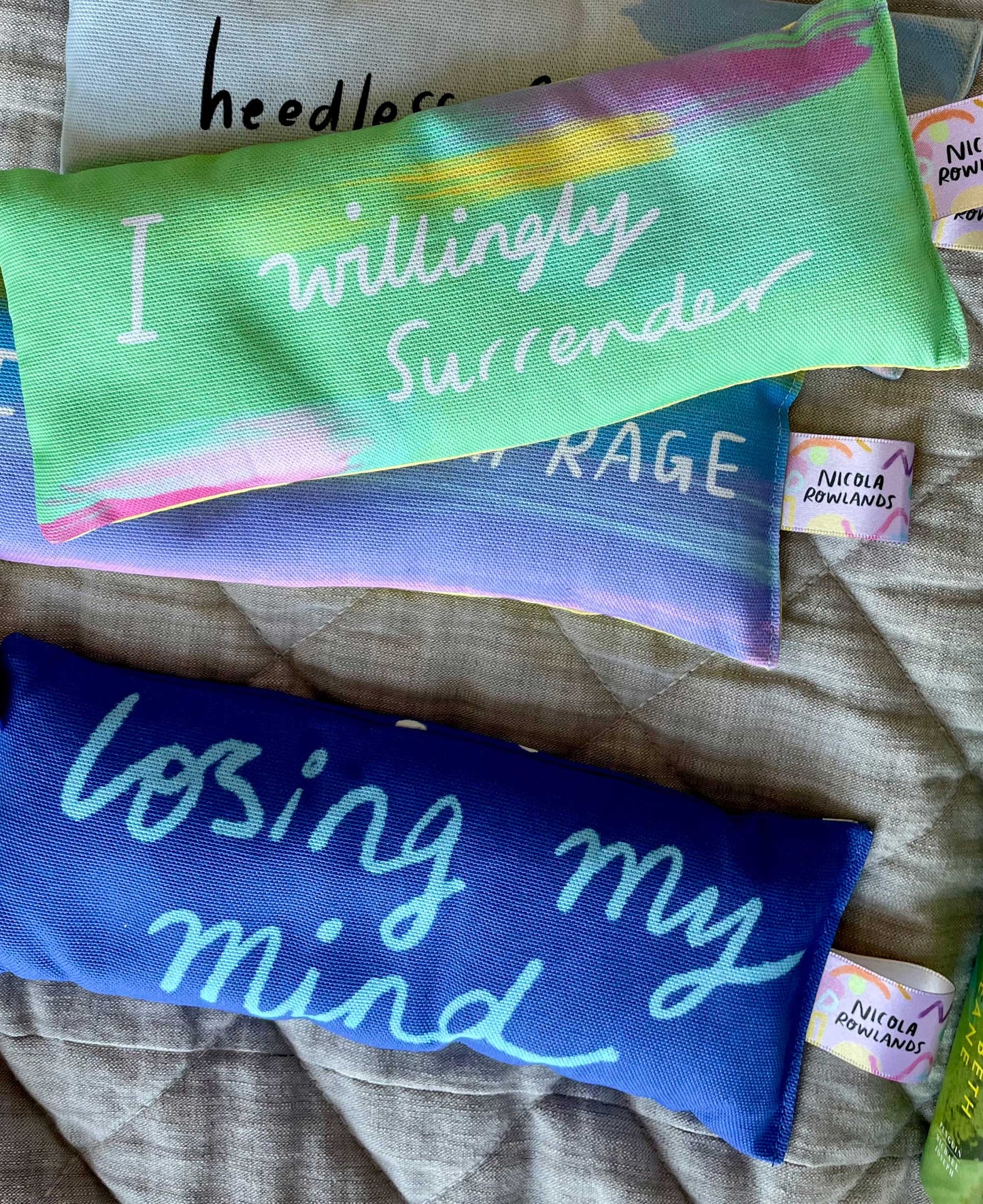 I willingly surrender Handmade Lavender Bag: for zen, meditation deep sleep and yoga